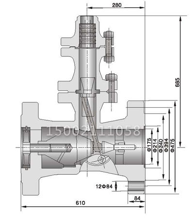 H48Y空排止回閥結(jié)構(gòu)尺寸 H48Y空排止回閥結(jié)構(gòu)尺寸