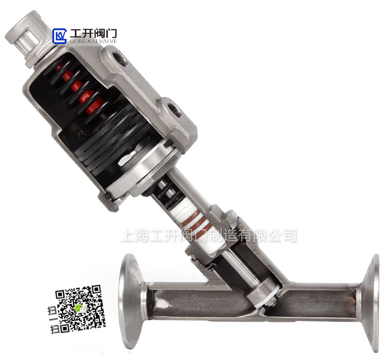 氣動(dòng)快裝角座閥的結(jié)構(gòu)原理 氣動(dòng)快裝角座閥的結(jié)構(gòu)原理