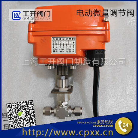 電動微量調節(jié)閥-精細流量控制閥-小口徑流量調節(jié)閥-電動卡套針型閥